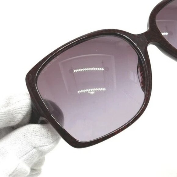 CHANEL 5267-A CC Mark eyewear glasses sunglasses Plastic Purple Based main image 11